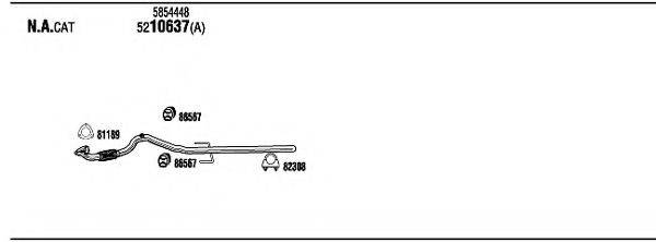 WALKER OPK19268 Система випуску ОГ