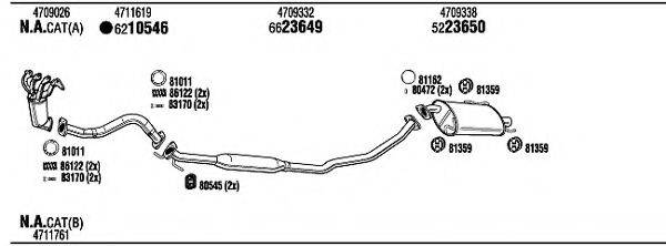 WALKER OPK23426 Система випуску ОГ