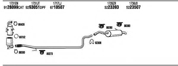 WALKER PEH23230BA Система випуску ОГ