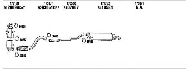 WALKER PEH33871AD Система випуску ОГ