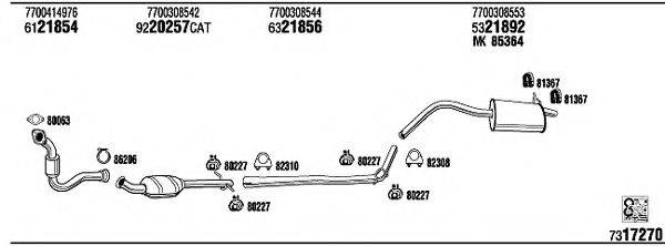 WALKER RE21056A Система випуску ОГ