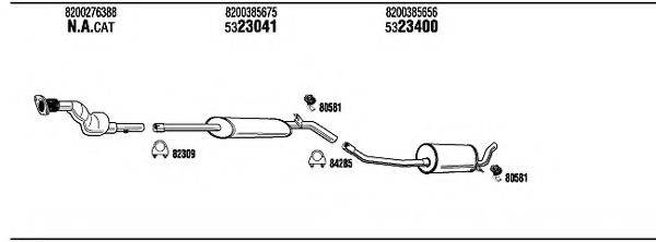 WALKER REH19049D Система випуску ОГ