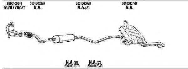 WALKER REH26650 Система випуску ОГ