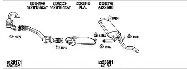 WALKER REH30347C Система випуску ОГ