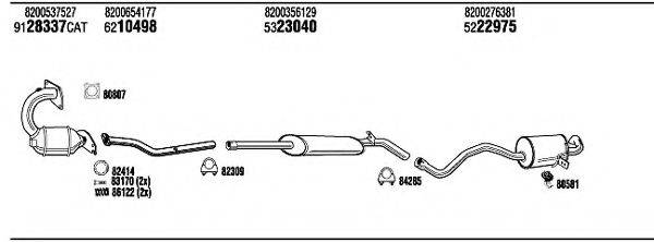 WALKER REK23046A Система випуску ОГ