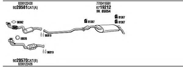 WALKER RET18280A Система випуску ОГ