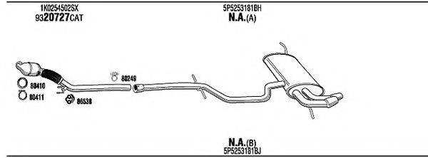 WALKER SEK22502A Система випуску ОГ