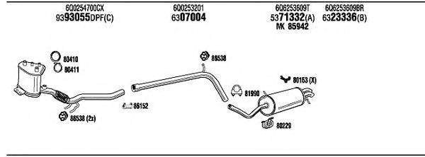 WALKER SKH22949BA Система випуску ОГ