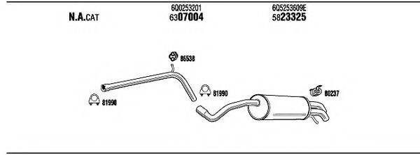 WALKER SKT19230B Система випуску ОГ