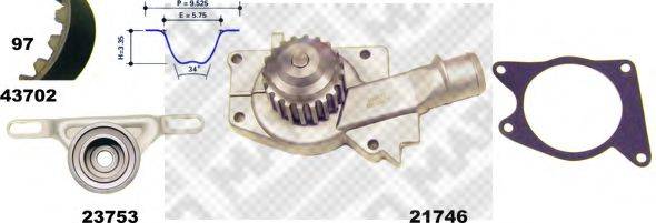 MAPCO 41702 Водяний насос + комплект зубчастого ременя