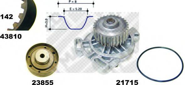 MAPCO 41810 Водяний насос + комплект зубчастого ременя