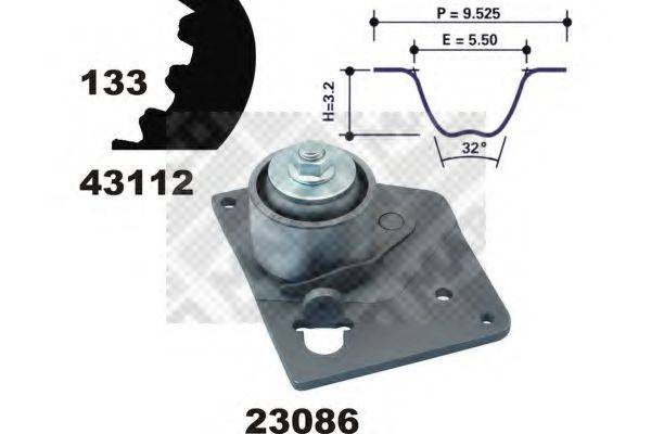 MAPCO 23103 Комплект ременя ГРМ