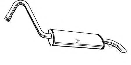FONOS 610612 Глушник вихлопних газів кінцевий