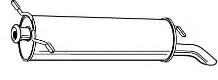 FONOS 613189 Глушник вихлопних газів кінцевий