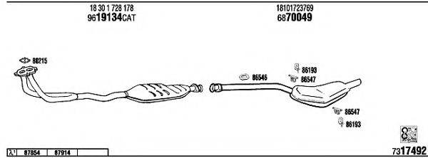 FONOS BW31809 Система випуску ОГ