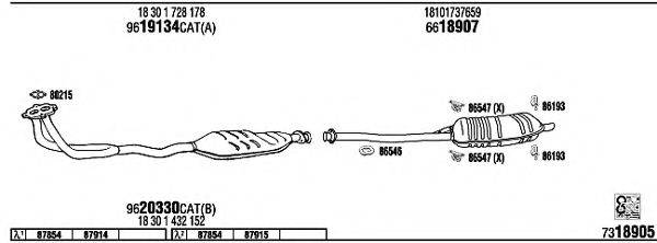 FONOS BW31852 Система випуску ОГ