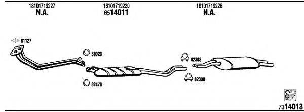 FONOS BW32528 Система випуску ОГ