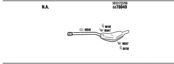 FONOS BW98168 Система випуску ОГ