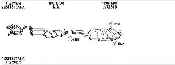 FONOS BWH11368 Система випуску ОГ