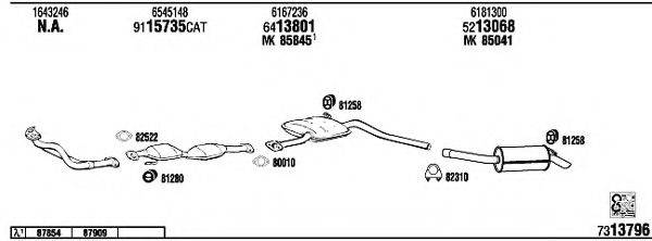 FONOS FO56030B Система випуску ОГ