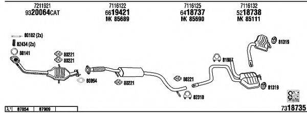 FONOS FO60033B Система випуску ОГ