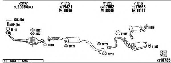 FONOS FO60120B Система випуску ОГ