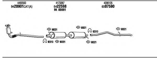 FONOS FO80162A Система випуску ОГ