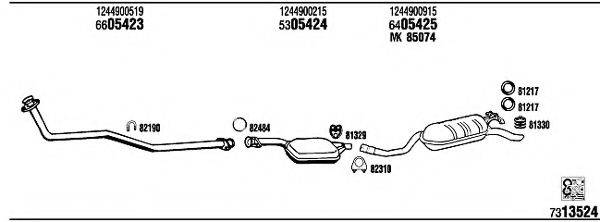 FONOS MB24202B Система випуску ОГ