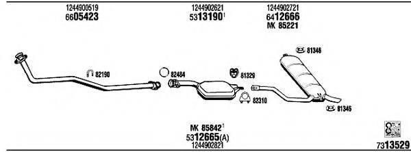 FONOS MB24203A Система випуску ОГ