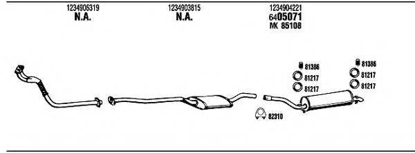 FONOS MB31102A Система випуску ОГ