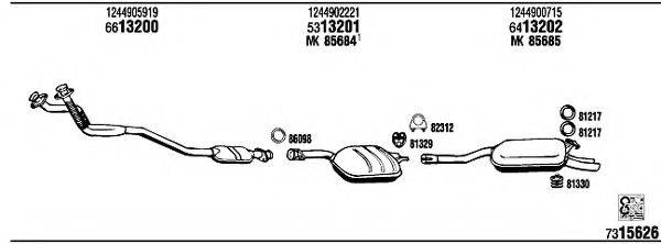 FONOS MB43311A Система випуску ОГ