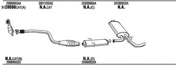 FONOS NIH16950C Система випуску ОГ