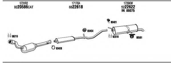 FONOS PEH17991 Система випуску ОГ