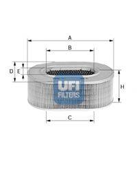 UFI 2708600 Повітряний фільтр