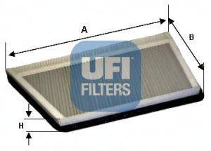 UFI 5419400 Фільтр, повітря у внутрішньому просторі