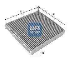 UFI 5422400 Фільтр, повітря у внутрішньому просторі