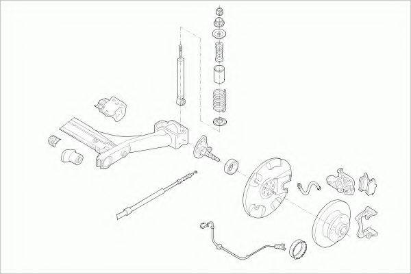 BOGE VWGOLFRB011 Рульове управління; Підвіска колеса