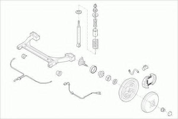 BOGE VWPOLORB003 Рульове управління; Підвіска колеса