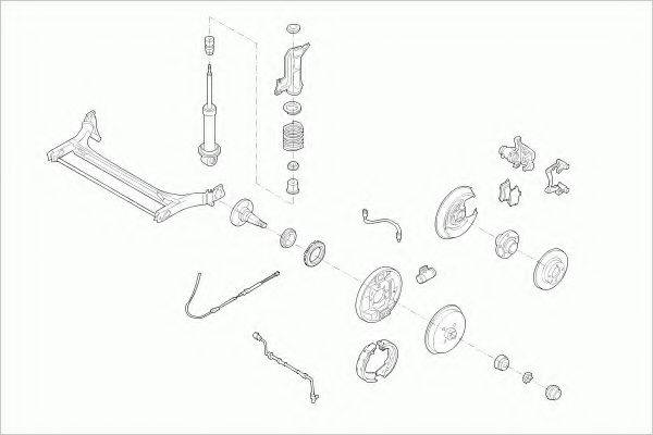 BOGE AUDI80RB003 Рульове управління; Підвіска колеса