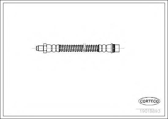 CORTECO 19018893 Гальмівний шланг
