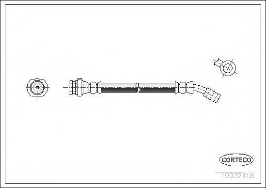 CORTECO 19032418 Гальмівний шланг