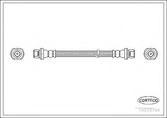 CORTECO 19033794 Гальмівний шланг