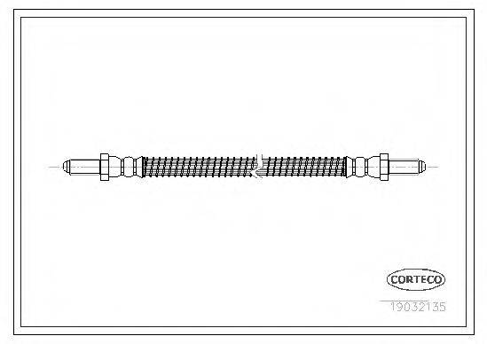 CORTECO 19032135 Гальмівний шланг