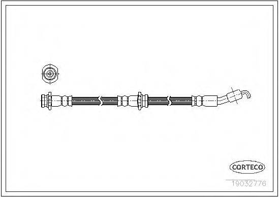 CORTECO 19032776 Гальмівний шланг