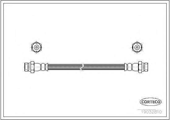 CORTECO 19032810 Гальмівний шланг