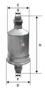 SOFIMA S1574B Паливний фільтр