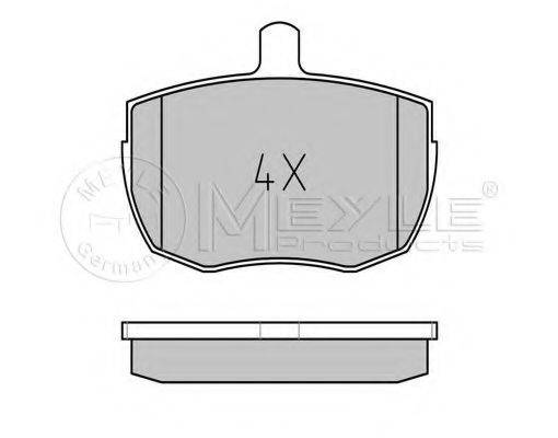 MEYLE 0252035918 Комплект гальмівних колодок, дискове гальмо