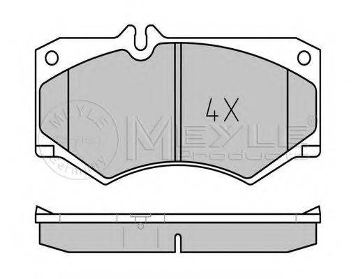 MEYLE 0252078418 Комплект гальмівних колодок, дискове гальмо