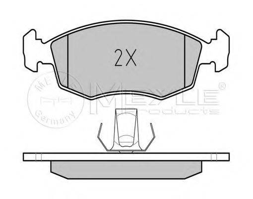 MEYLE 0252355218 Комплект гальмівних колодок, дискове гальмо