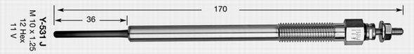 NGK 2979 Свічка розжарювання